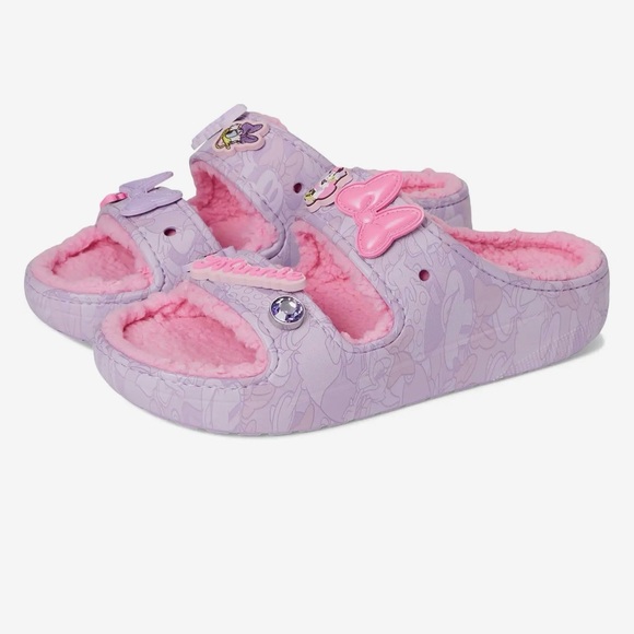CROCS Shoes - CROCS Kids Lavender and Pink Slippers